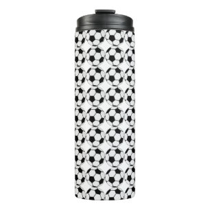 Classic Soccer Ball Graphic Traditional Sports Fan Thermal Tumbler