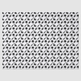 Classic Soccer Ball Graphic Traditional Sports Fan Tissue Paper