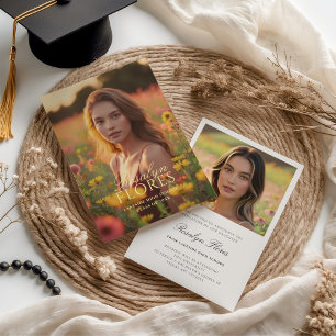 Classic Soft Yellow Calligraphy Graduation  Announcement