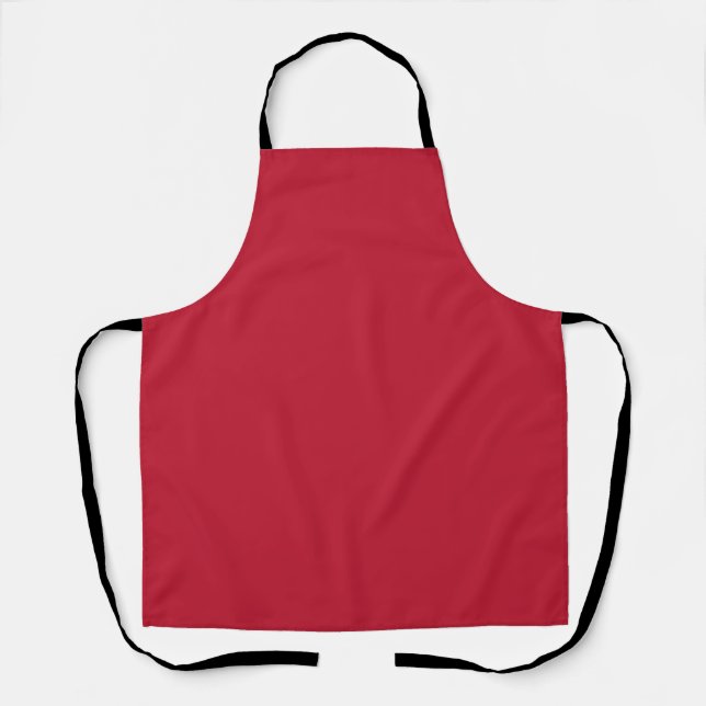 Classic solid True red Apron (Front)
