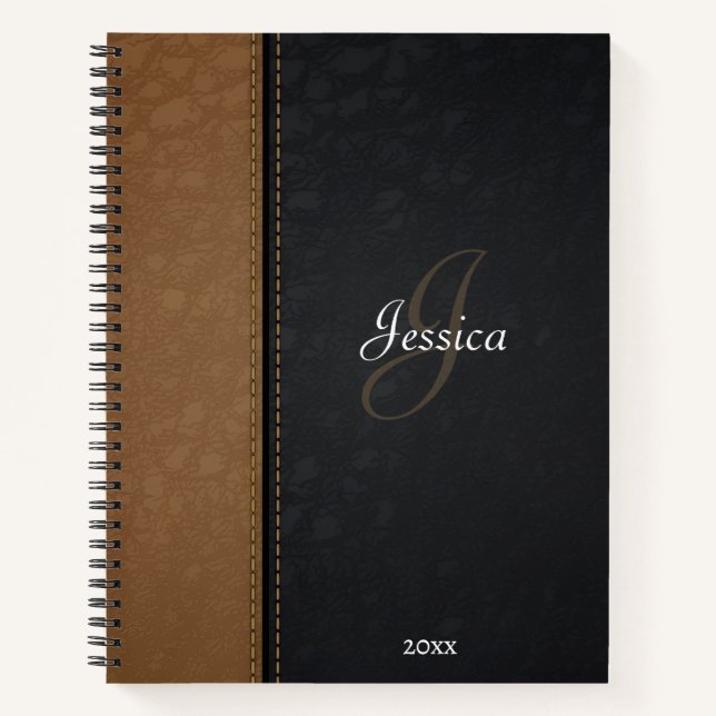 Classic Spiral Notebook with Personalized Name (Front)