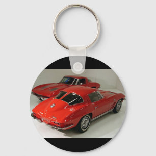 Classic Split Window Cars Keychain