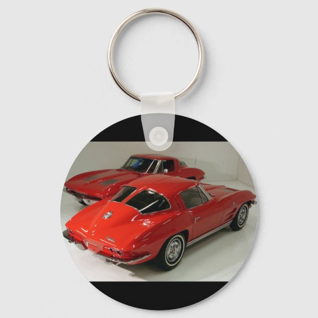 Classic Split Window Cars Keychain (Front)