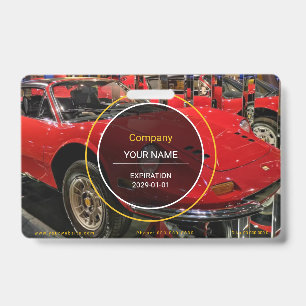 Classic Sports Car Badge