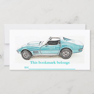 Classic Sports Car Bookmark