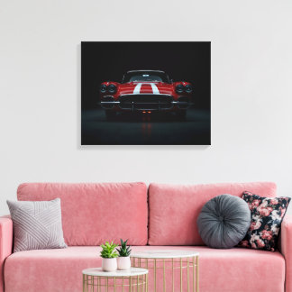 Classic Sports Car Canvas Print