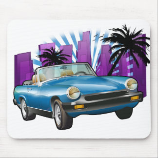 Classic sports car mouse pad