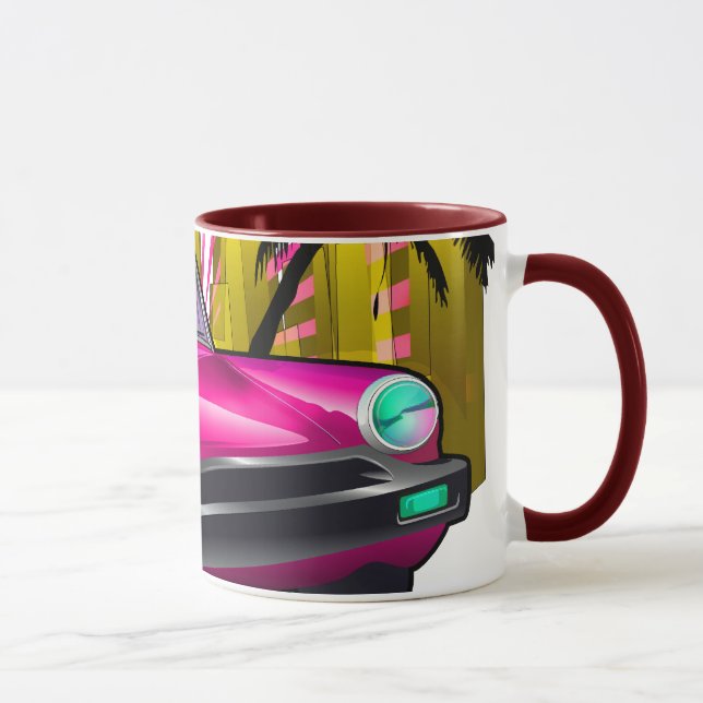 Classic sports car mug (Right)