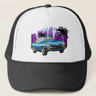 Classic sports car trucker hat