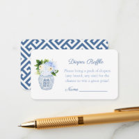 Classic Spring Floral Ginger Jar Diaper Raffle