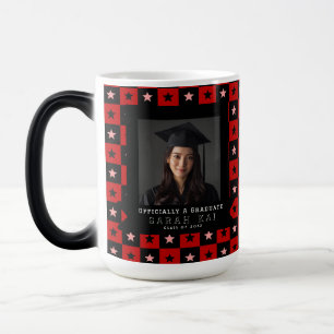Classic Square Pattern Class Reunion Magic Mug