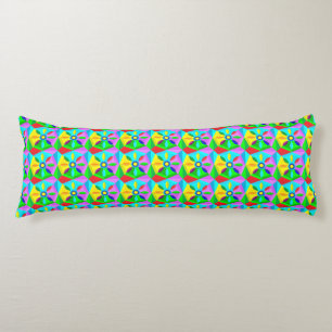 classic star flower body pillow
