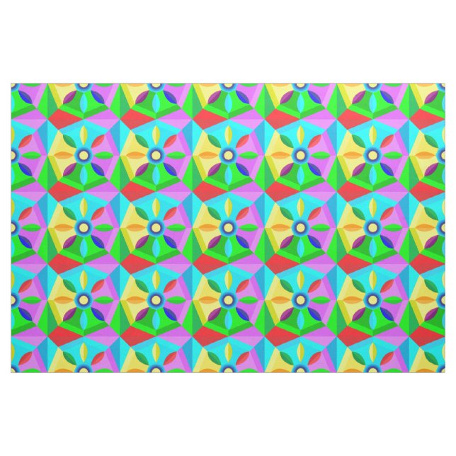 classic star flower fabric (Fat Quarter)