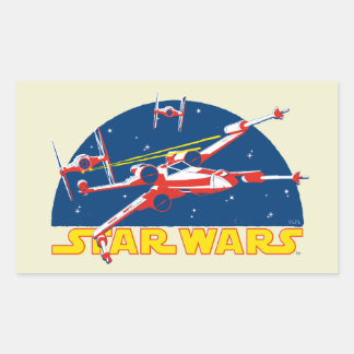 Classic Star Wars X-Wing Battle Decal Sticker