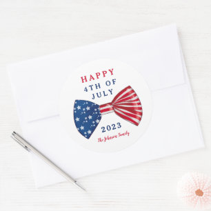 Classic Stars And Stripes 4th Of July Classic Round Sticker