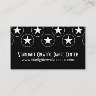 Classic Stars Carte de visite, noir et blanc