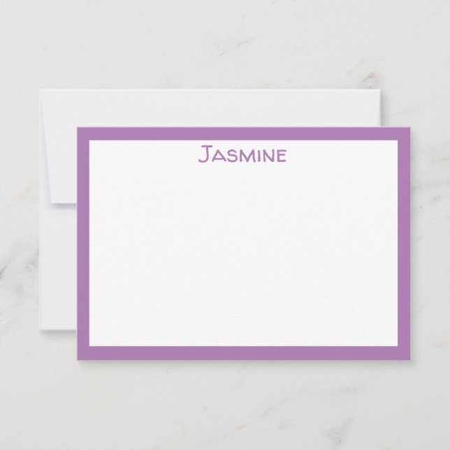 Classic Stationery with Name Card (Front)