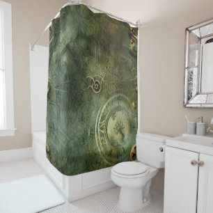 Classic Steampunk Clockwork Emerald Green