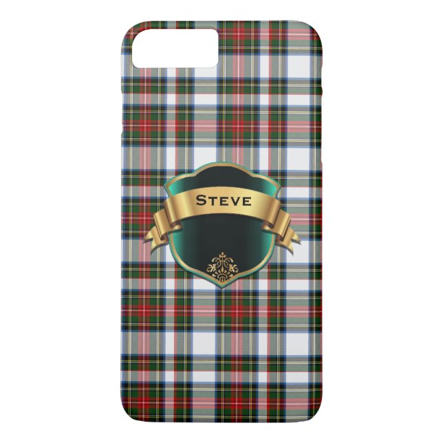 Classic Stewart Robe Plaid iPhone 7 Plus Coque (Dos)