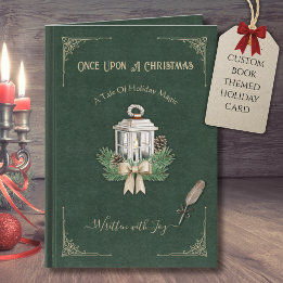 Classic Storybook Christmas Novel Holiday Card