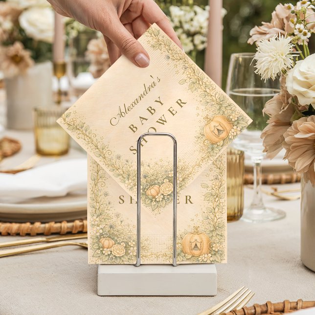 Classic Storybook Elegance Baby Shower Napkin (Creator Uploaded)