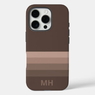 Classic Stripes Monogram iPhone 16 Pro Case