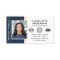 Classic Style Notary Signing Agent ID Blue Gold