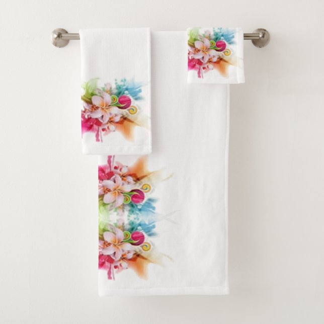 Classic Styles Florals  Bath Towel Set (Insitu)