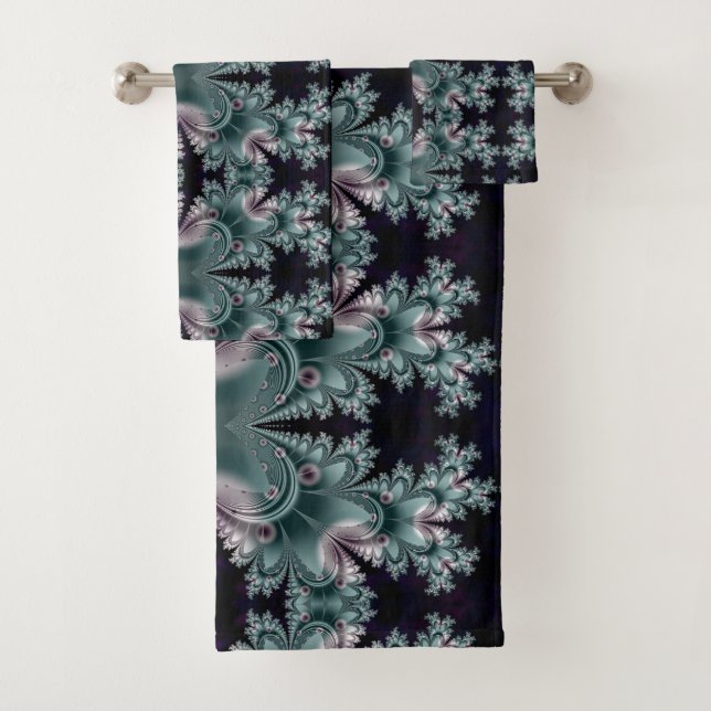 Classic Styles Scrollwork  Bath Towel Set (Insitu)