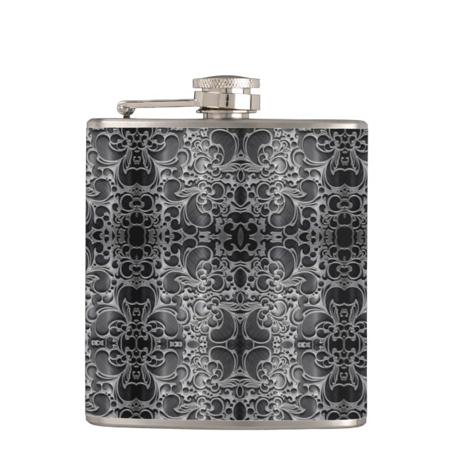 Classic Styles Textures Hip Flask (Front)
