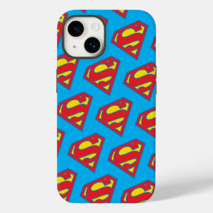Classic Supergirl Logo with Blue Outline iPhone 14 Case