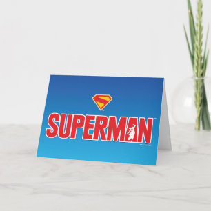Classic Superman Bold Logo Card