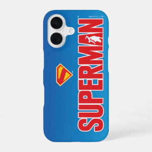 Classic Superman Bold Logo iPhone 16 Case
