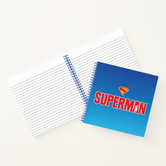 Classic Superman Bold Logo Notebook (Inside)