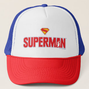 Classic Superman Bold Logo Trucker Hat