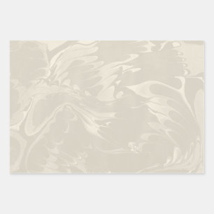 Classic Swirl Marble Pattern Wrapping Paper Sheet