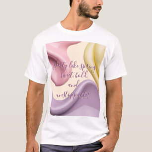 Classic t-shirt in stylish abstract graphic