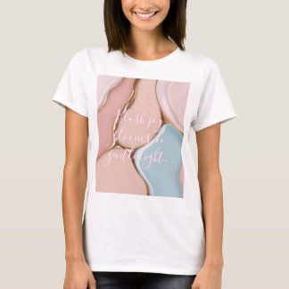 Classic t-shirt in stylish abstract graphic