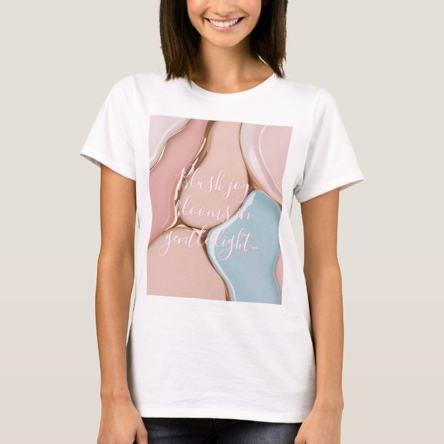 Classic t-shirt in stylish abstract graphic (Devant)