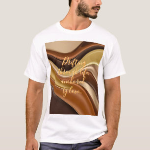 Classic t-shirt in stylish abstract graphic