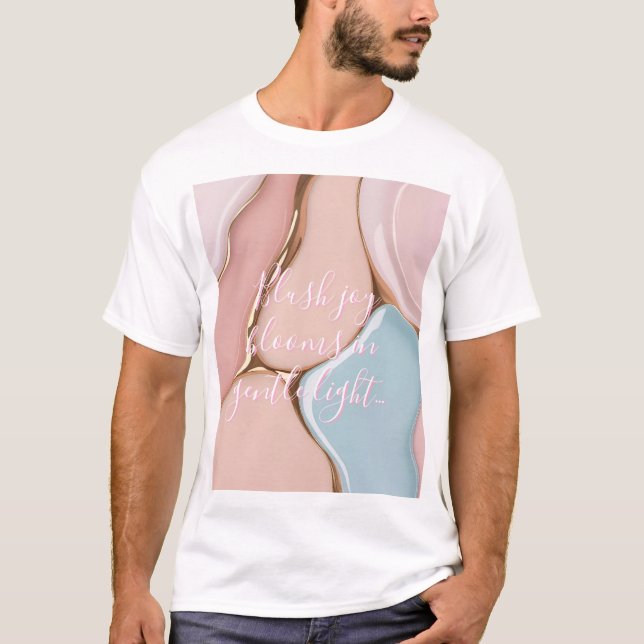 Classic t-shirt in stylish abstract graphic (Devant)
