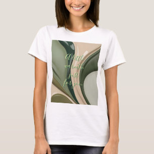 Classic t-shirt in stylish abstract graphic