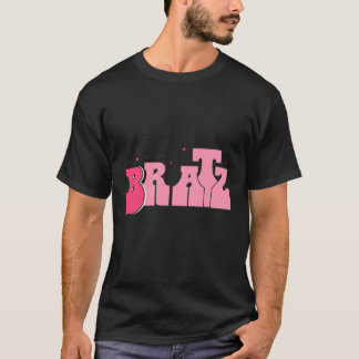 Classic T-shirt with pink Bratz written on it.