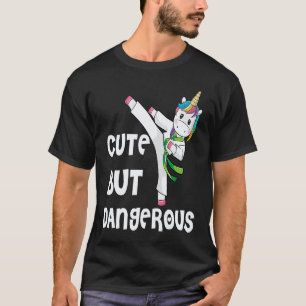 Classic Taekwondo Unicorn Cute But Dangerous Kara T-Shirt