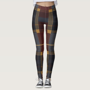 Classic tartan pattern leggings