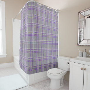 Classic tartan plaid. Grey, lilac