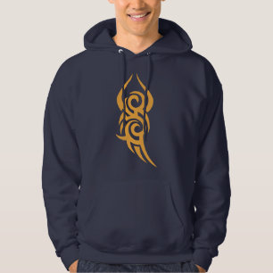 Classic Tattoo Inspired Line Art Design Hoodie