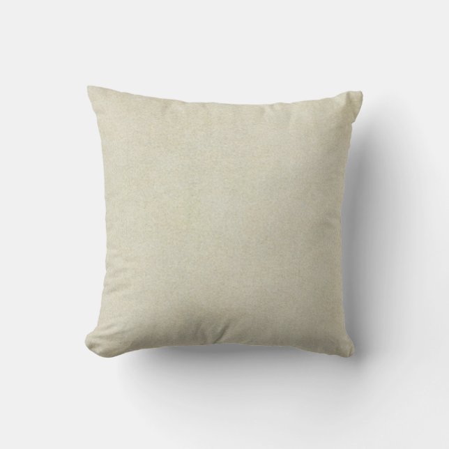 Classic Taupe Throw Pillow (Front)