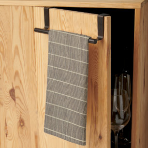 Classic Taupe with Stripe Kitchen Towel