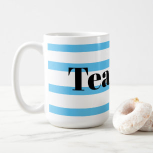 Classic Tea Mug - Blue Hoops